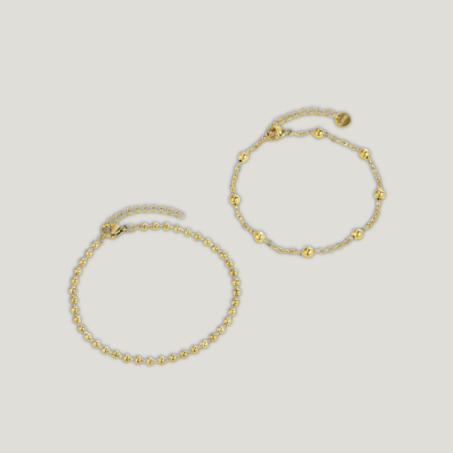 Ball bead O Shaped Chain Bracelet