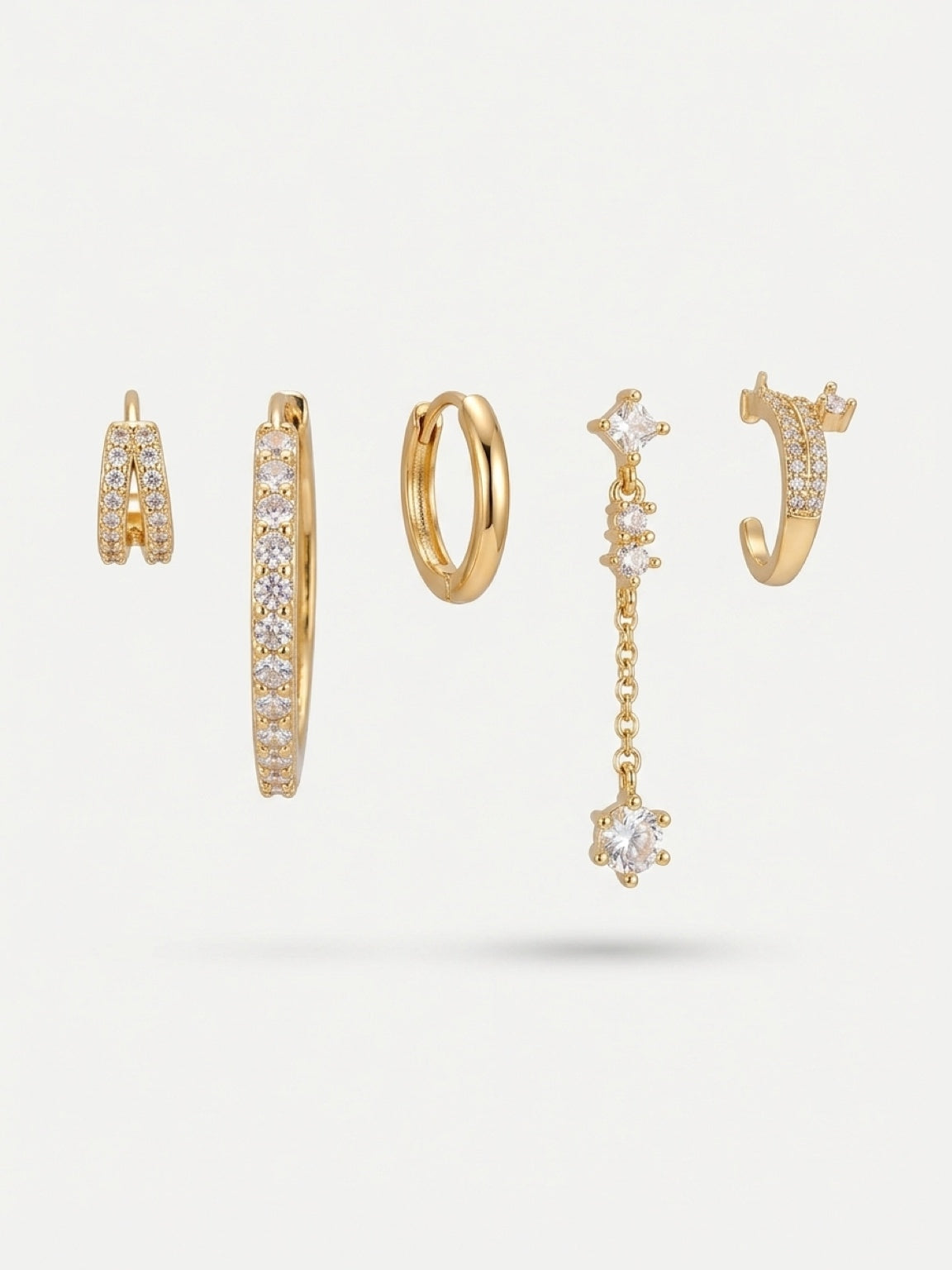 Pure Luxe Layers Set 10pcs With Ear cuff