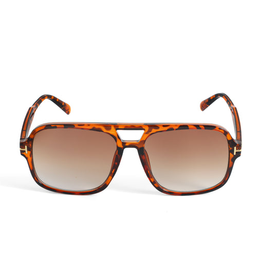 Aviator Brown Sunglasses