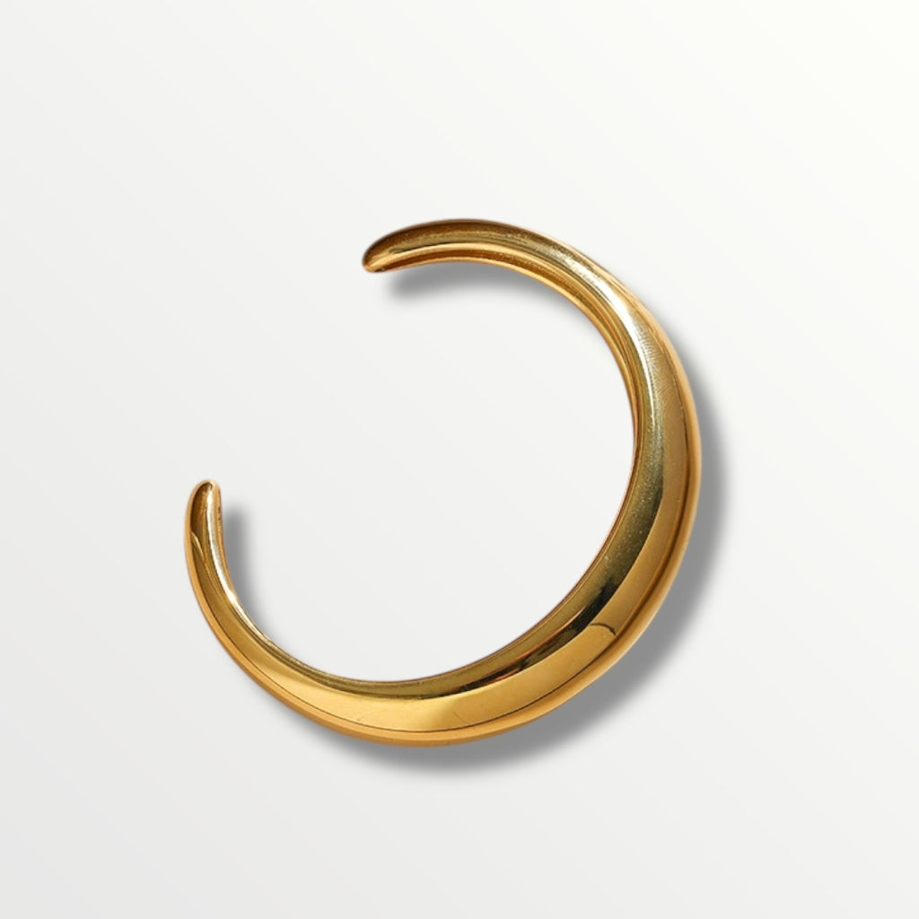 Minimalist Gold Cuff Bangle