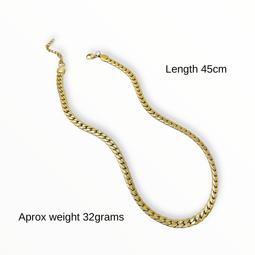 Bold Essential Chain Necklace, 14k gold plated