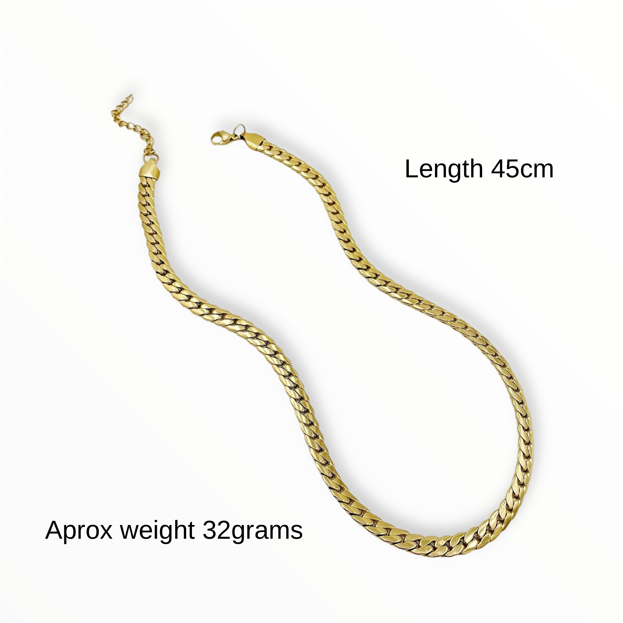 Bold Essential Chain Necklace, 14k gold plated