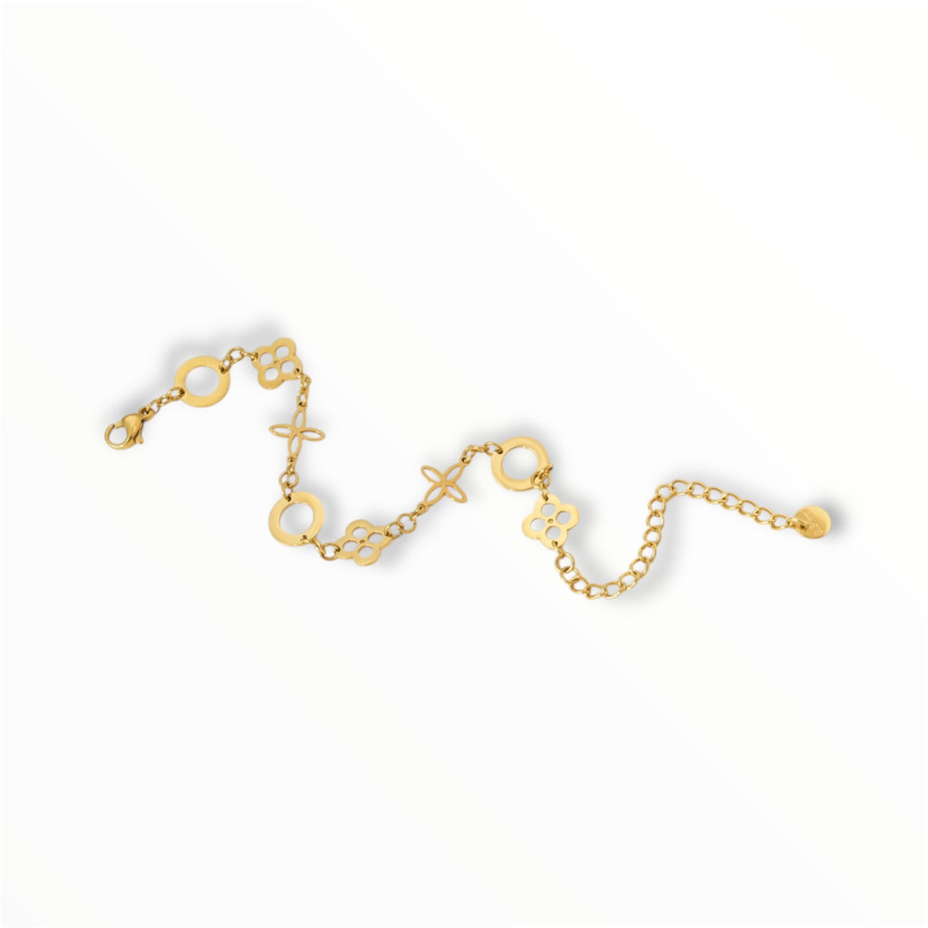 Flor Chic 14k Gold PVD Coated Bracelet