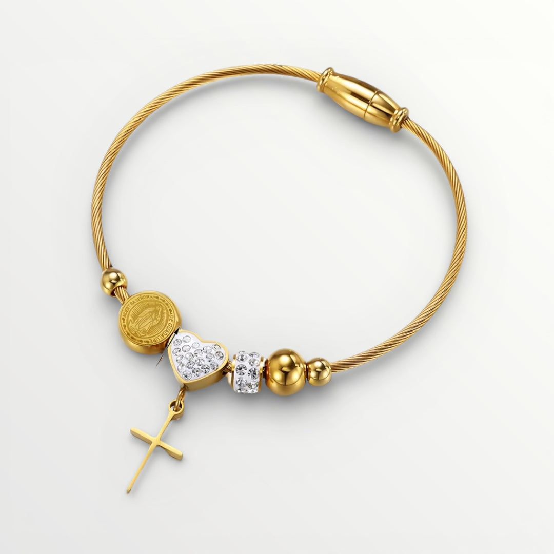Virgencita Charm Bangle