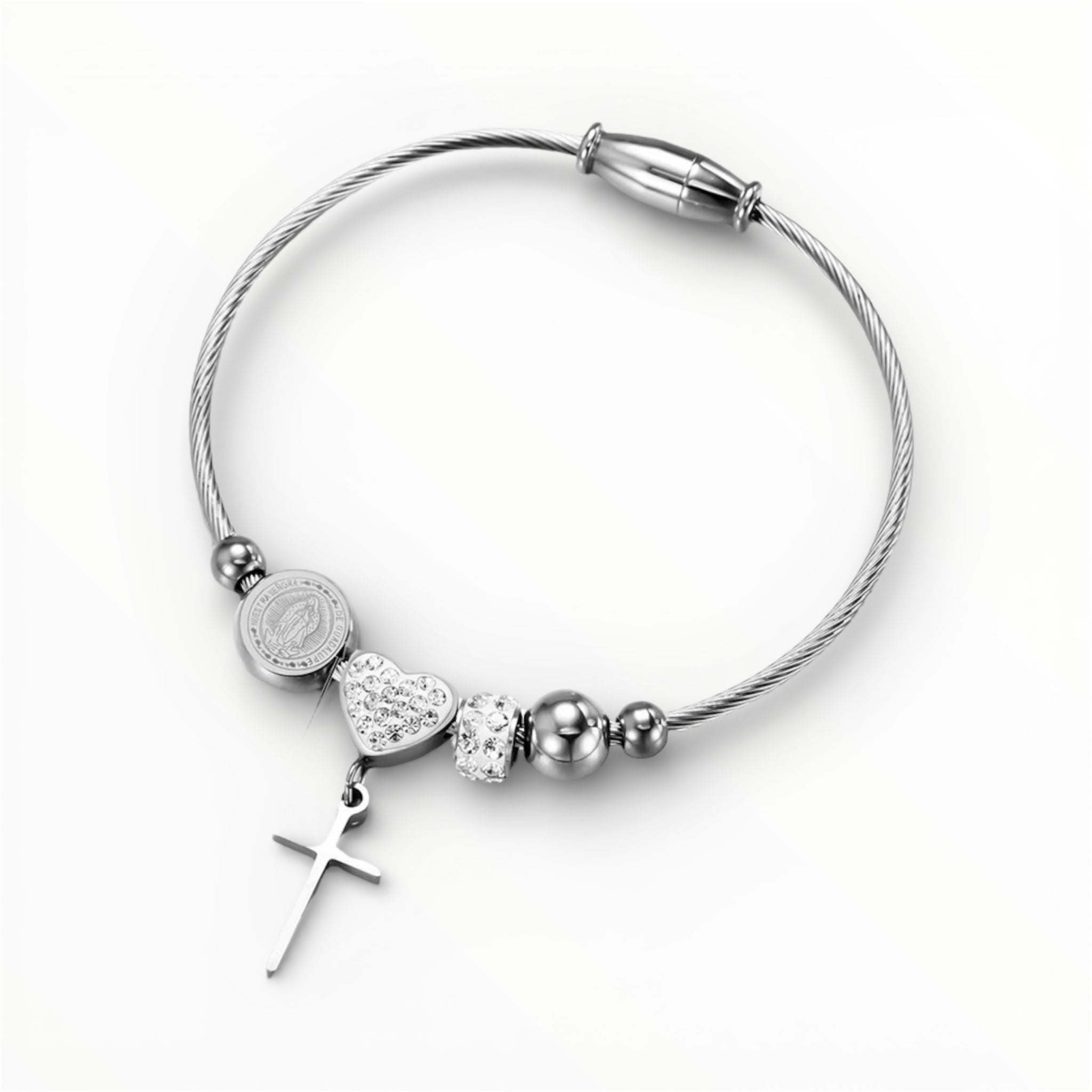 Virgencita Charm Bangle