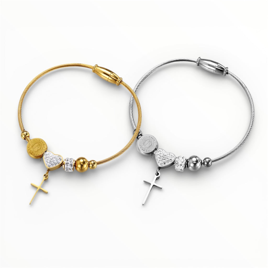 Virgencita Charm Bangle