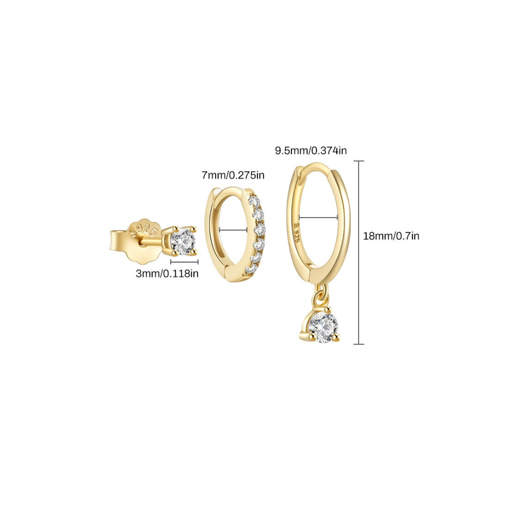 Angel Kisses 6Piece Sterling Silver Set