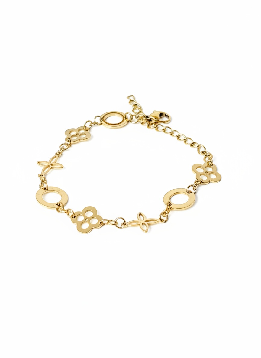 Flor Chic 14k Gold PVD Coated Bracelet