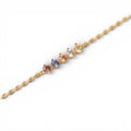 Dainty Multicolor Zircon Bracelet – 925 Sterling Silver