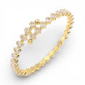 Zirconia Bracelet  Gold Plated 