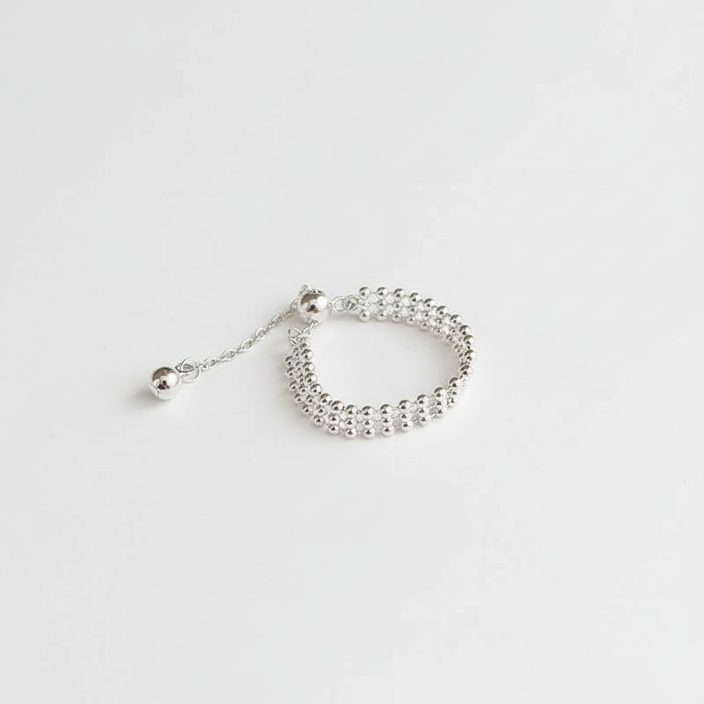 Silver Plated Adjustable Ring Set (3-Piece Stackable Set)