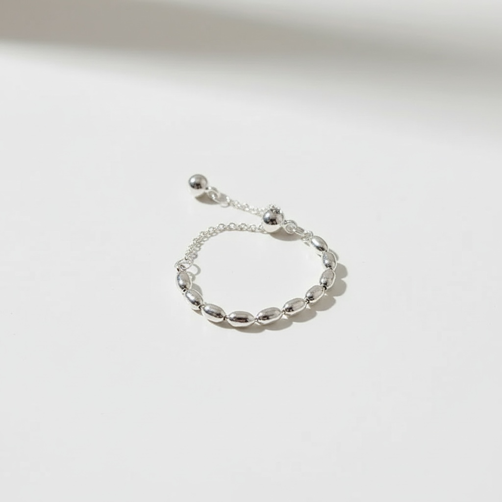 Silver Plated Adjustable Ring Set (3-Piece Stackable Set)