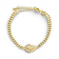 Cuban Chain Bracelet Gold