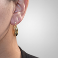 Liquid Gold Hoop Earrings