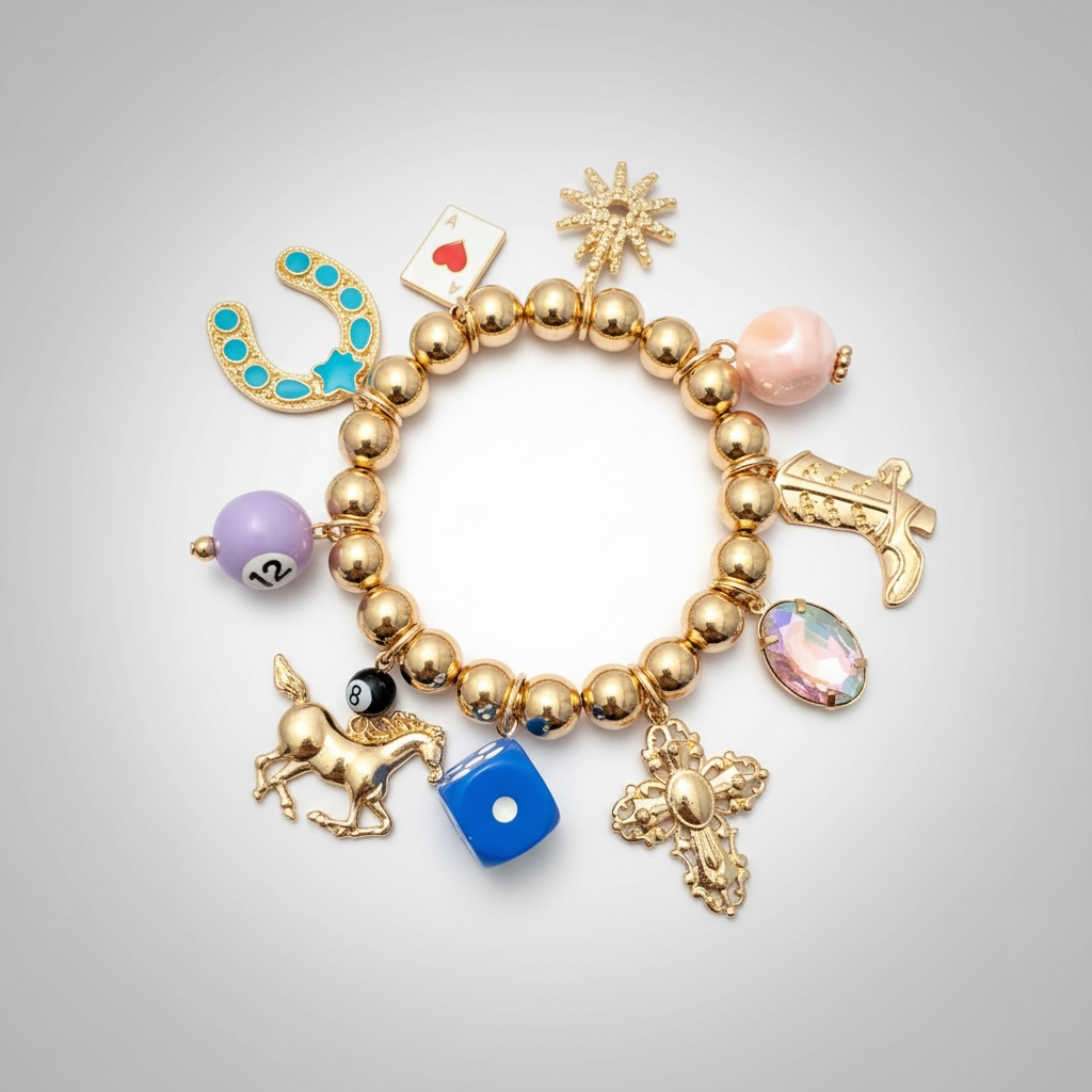 Western Fortuna Charm Bracelet