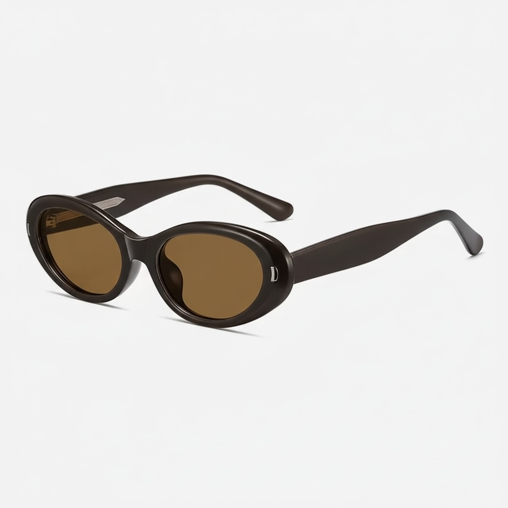 Solenee Oval Sunglasses Polarized UV400 | TR90 Lightweight Frame |