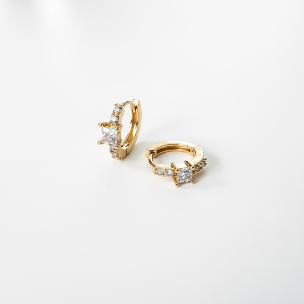 Golden Essentials Earring Set