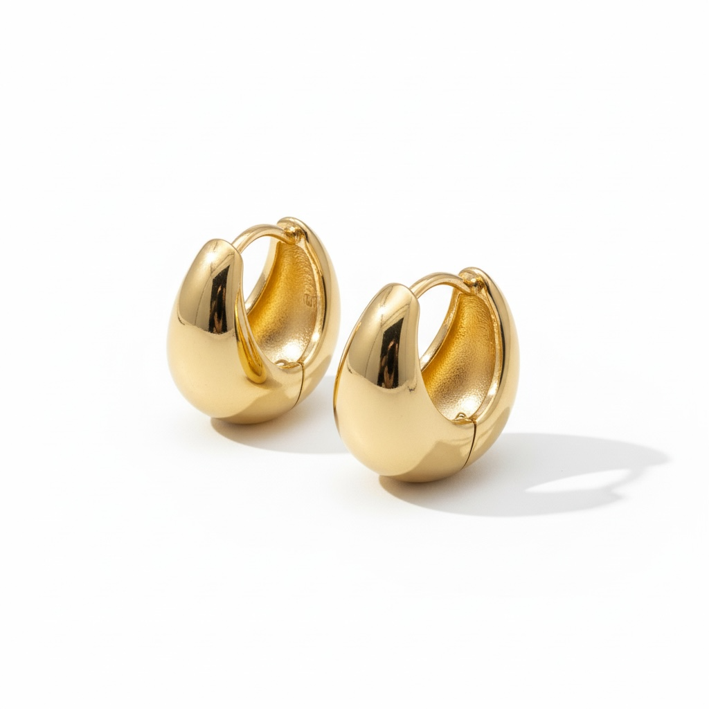 Golden Essentials Earring Set