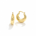 Liquid Gold Hoop Earrings
