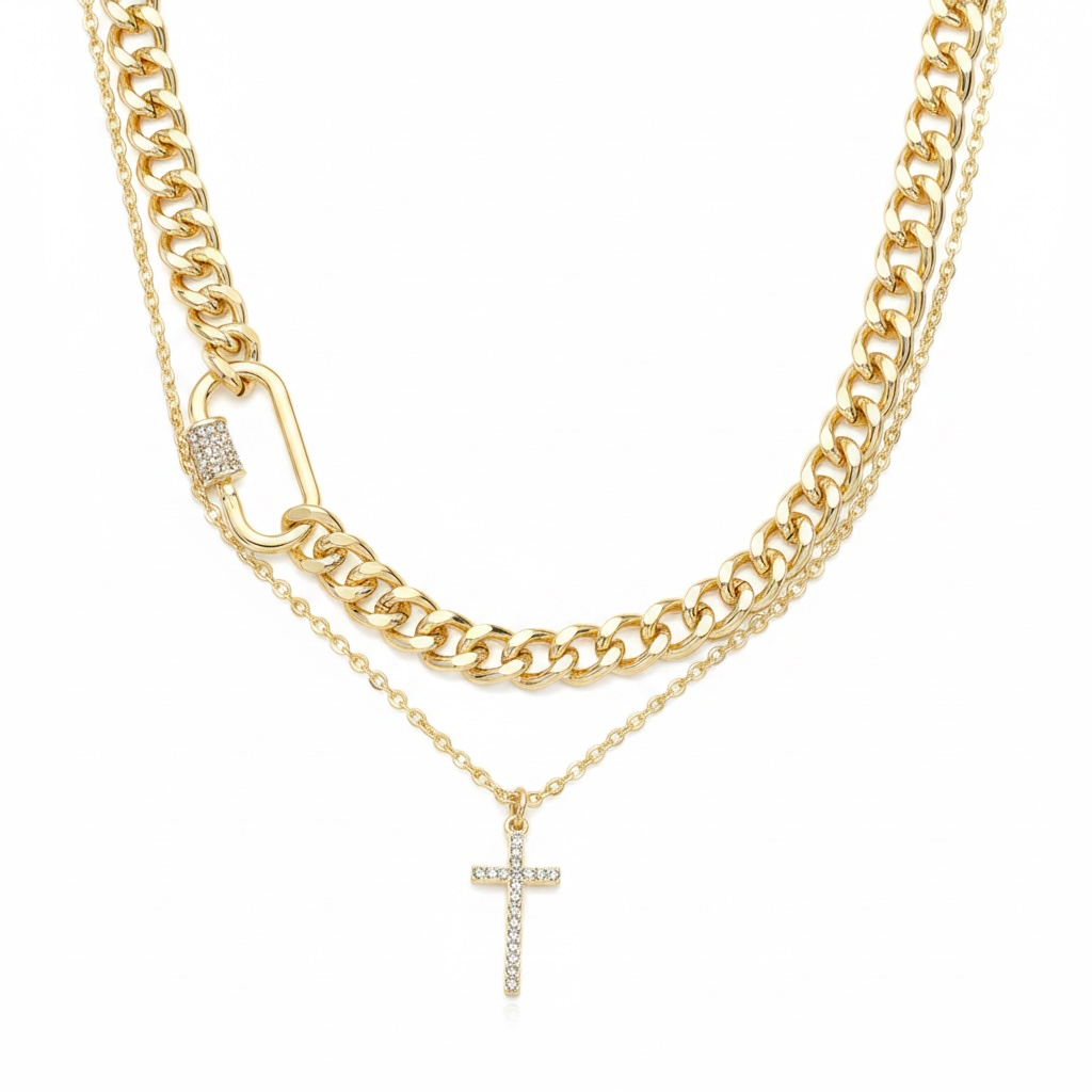 Signature Cross Necklace Set