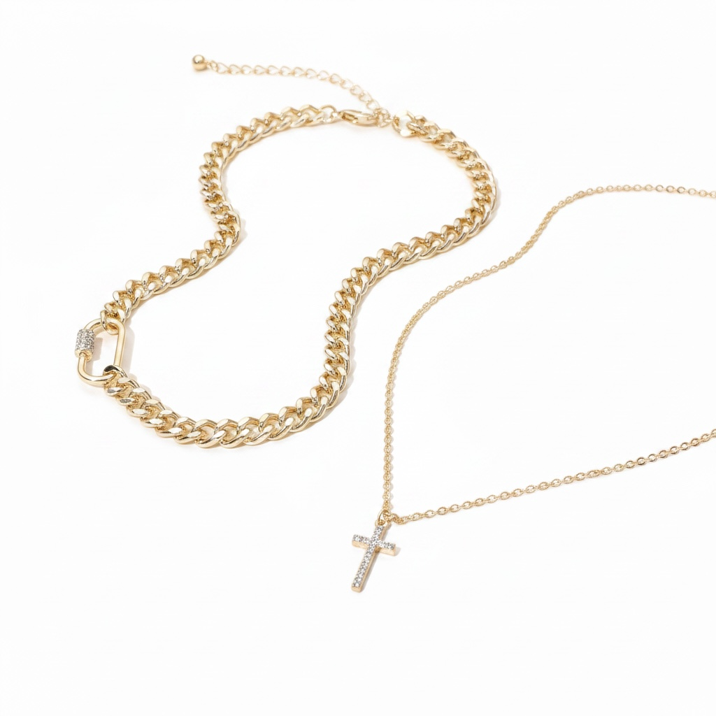 Signature Cross Necklace Set