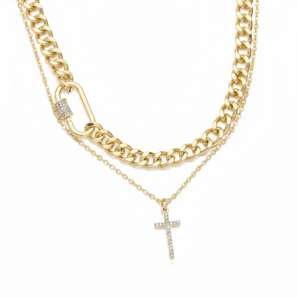 Signature Cross Necklace Set
