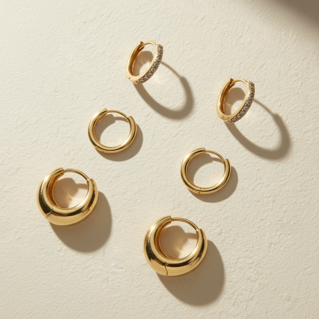 Golden Hoops Set