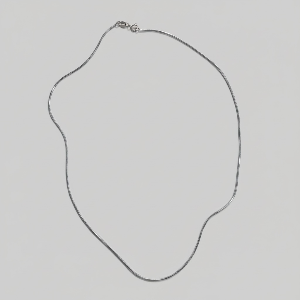 The Sterling Silver 925 Snake Chain Necklace, Thin Chain Necklace, Minimal Everyday, Stacking Necklace