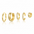 Layered Gold Edit 10pc Set with Ear cuff