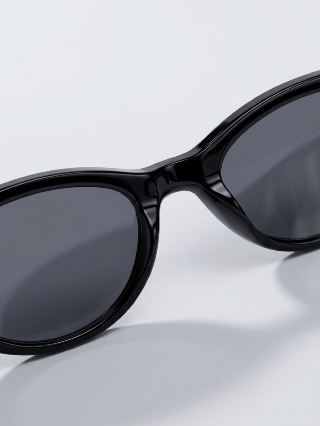 Cat Eye Sunglasses, tortoise brown, black, green tea
