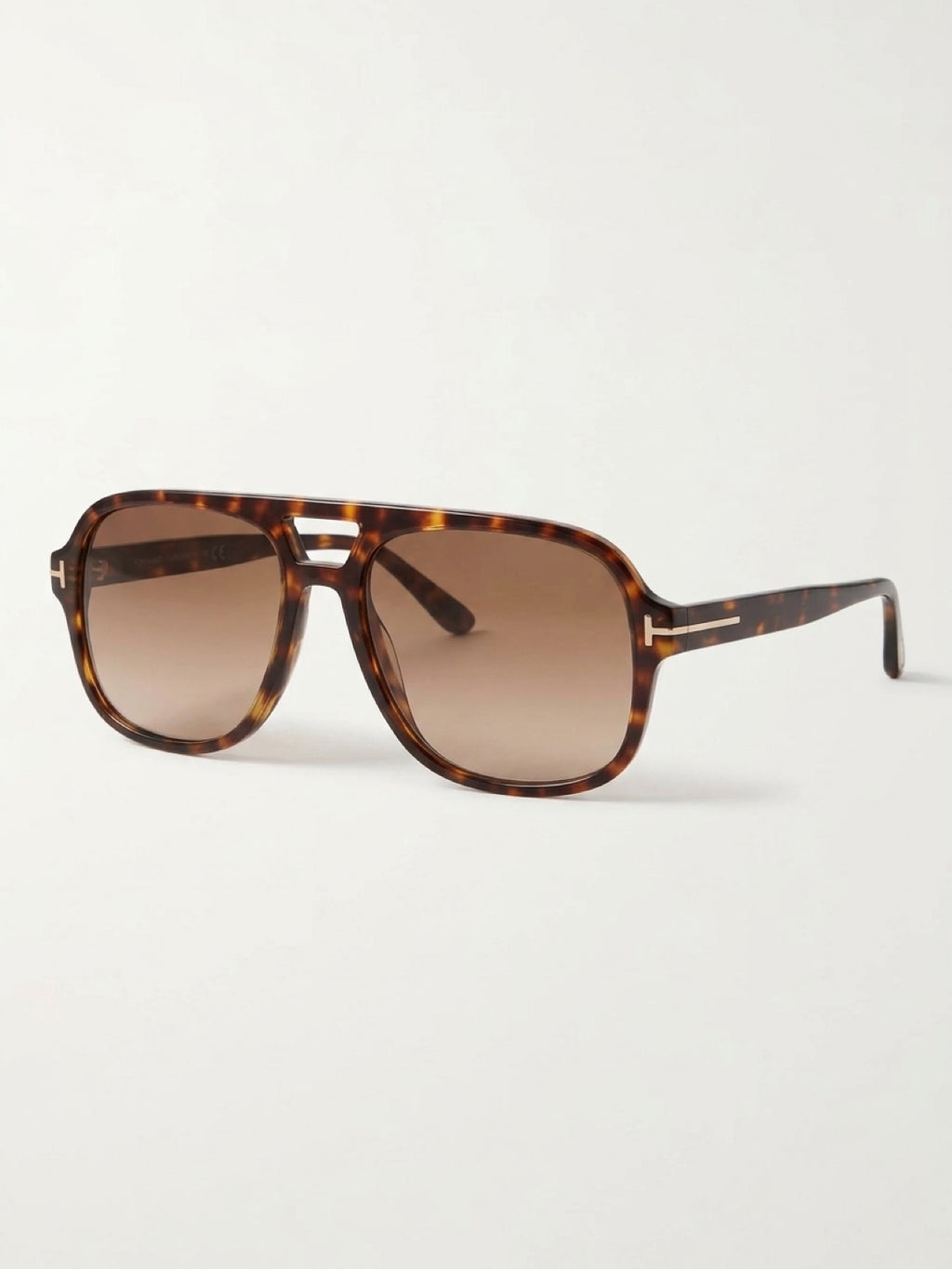 Sol Oversized Tortoiseshell Aviator Sunglasses