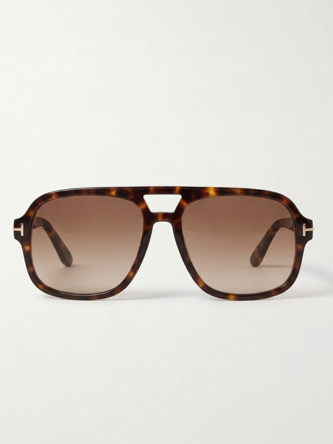 Sol Oversized Tortoiseshell Aviator Sunglasses