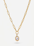 Elara Paperclip Chain Necklace