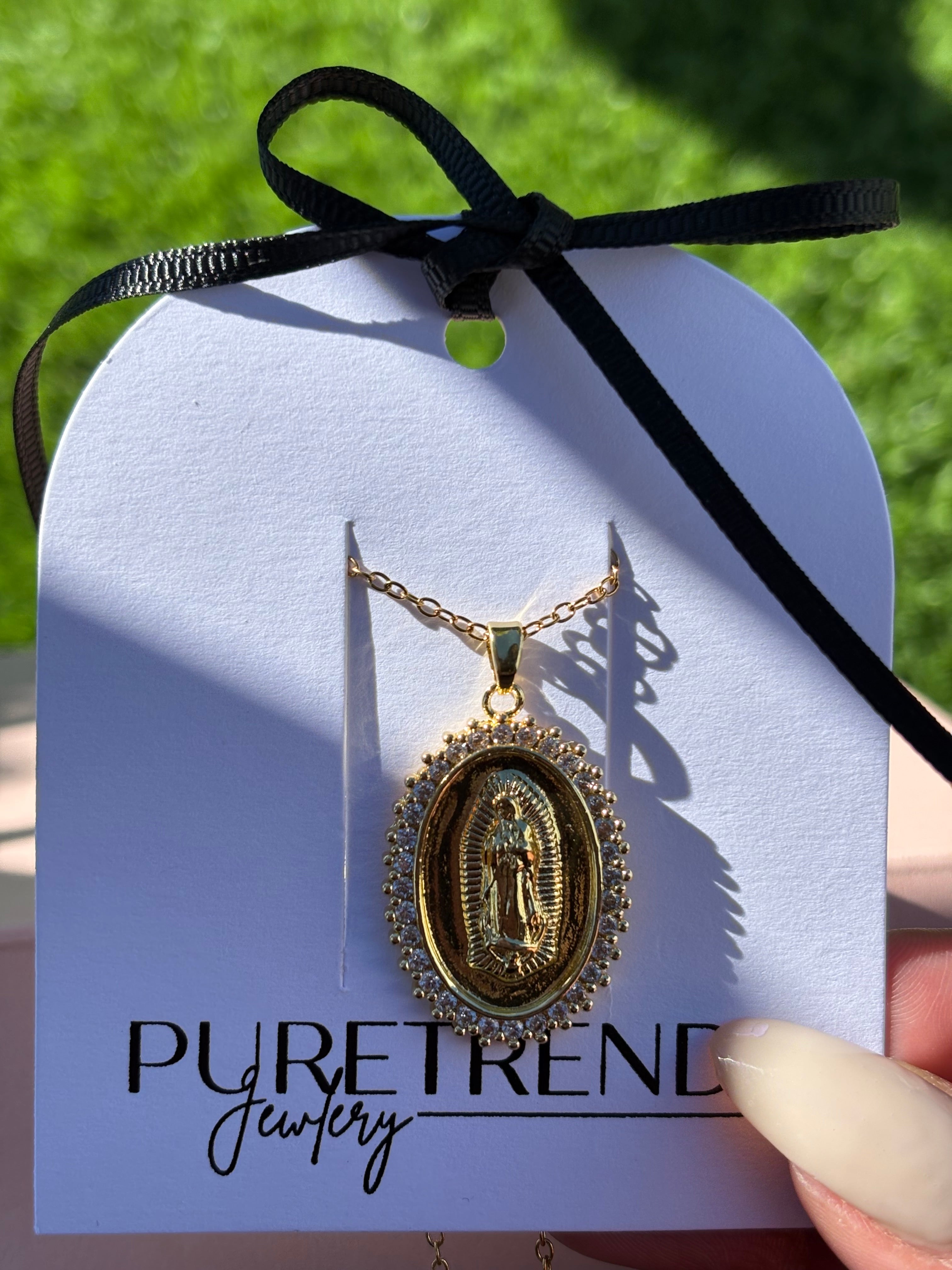 Virgencita Necklace Gold Plated Non Tarnish