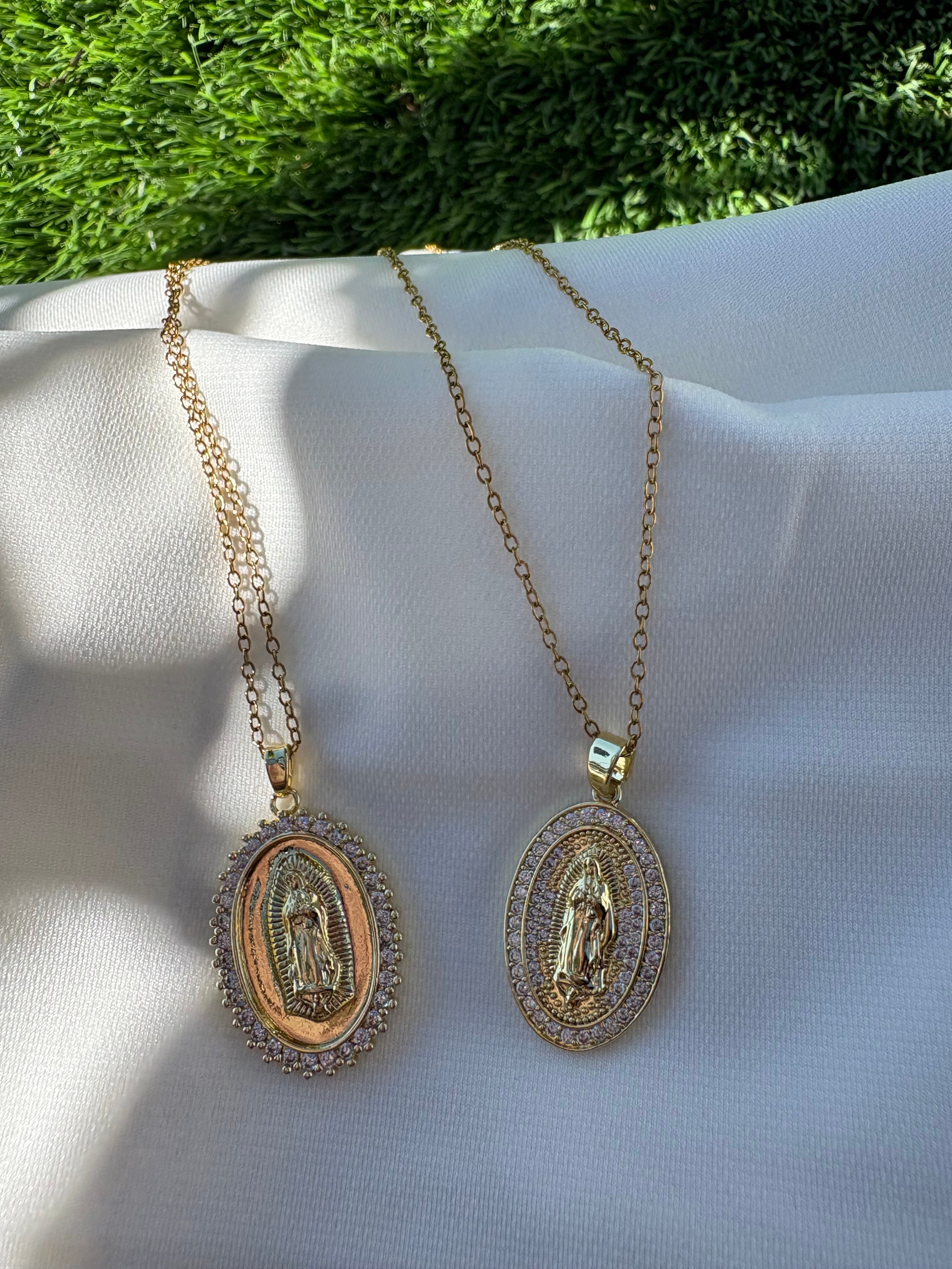 Virgencita Necklace Gold Plated Non Tarnish