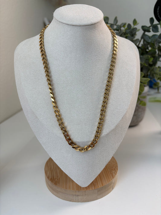 Bold Essential Chain Necklace, 14k gold plated