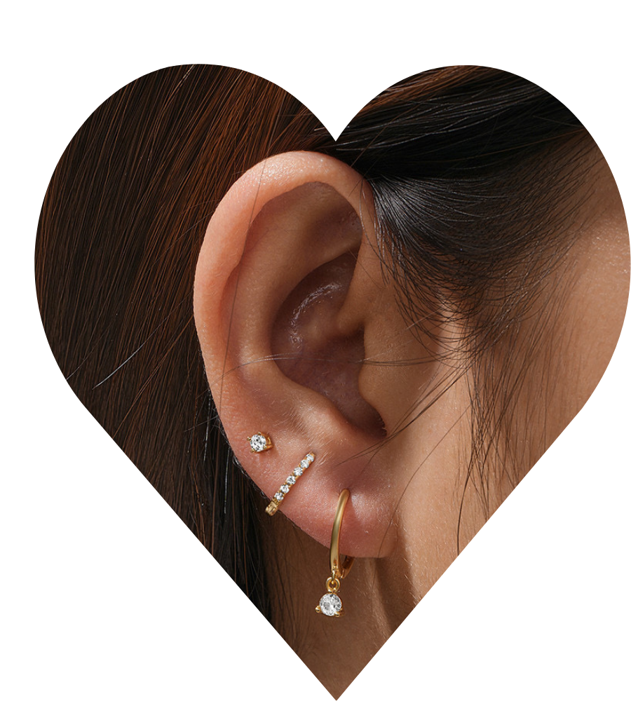 Angel Kisses 6Piece Sterling Silver Set