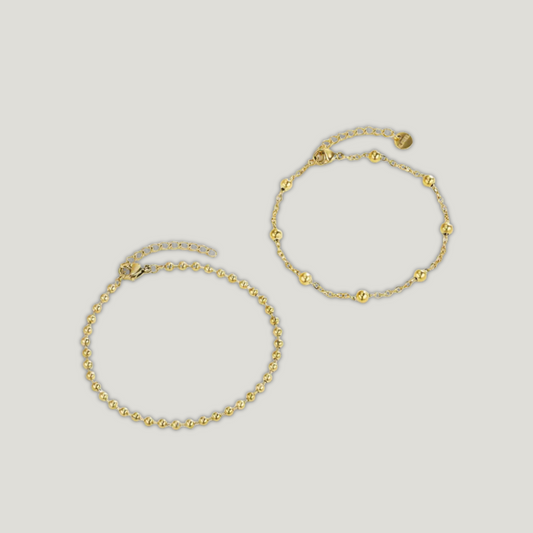 Ball bead O Shaped Chain Bracelet