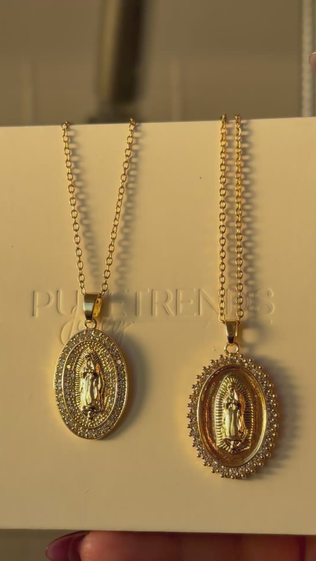 Virgencita Necklace Gold Plated Non Tarnish
